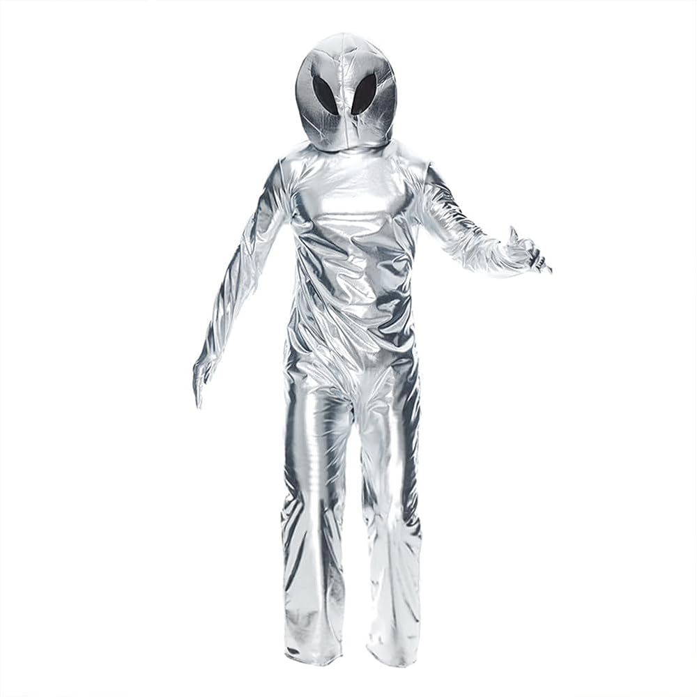 Amazon.com: QAHEART Halloween Horror Funny Style Alien Jumpsuit