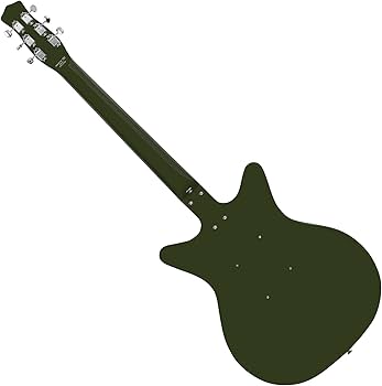 Amazon.com: Danelectro Blackout 59 Electric Guitar - Green Envy