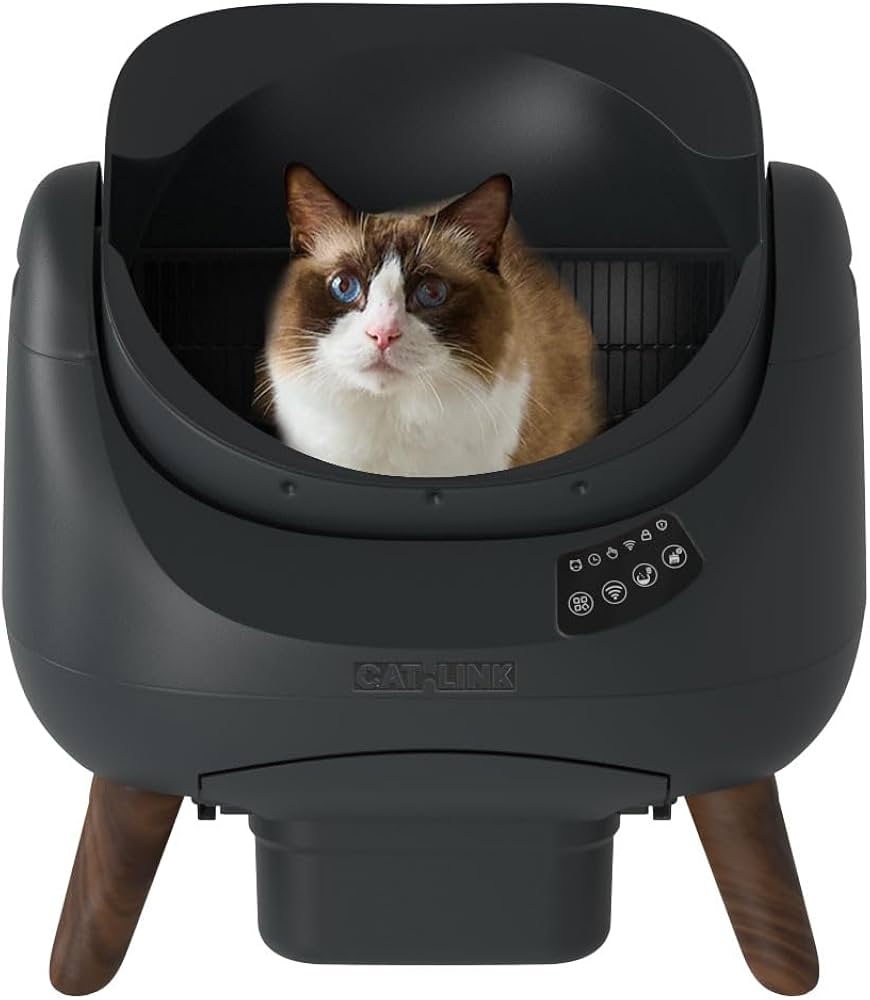 Amazon | 【OFT】 自動猫トイレ CATLINK SCOOPER OPEN-X ブラック