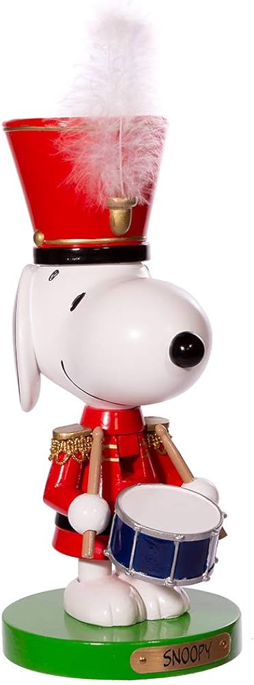 Amazon.com: 10-Inch Snoopy The Drummer Nutcracker : Home & Kitchen