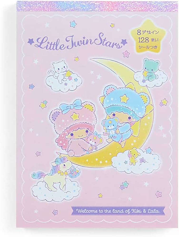 サンリオ キキララ メモ帳 リトルツインスターズ - キキララ リトル