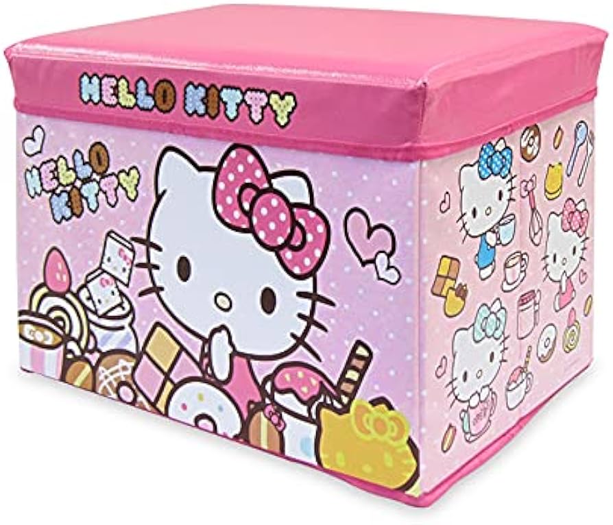サンリオ Hello kitty レトロ 希少 おもちゃ箱 収納箱 収納ボックス