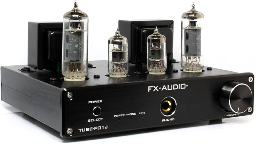 Amazon | [即納]FX-AUDIO- TUBE-P01J[ブラック]【チューニングモデル