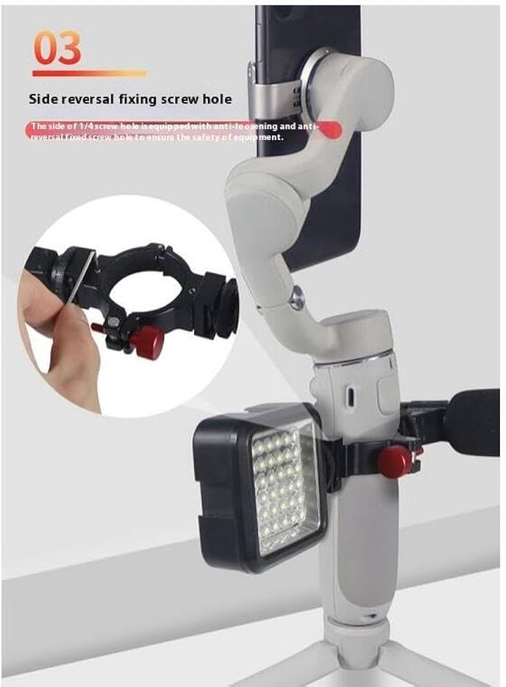 DJI Osmo Mobile 6+補助光付きクリップ(純正)