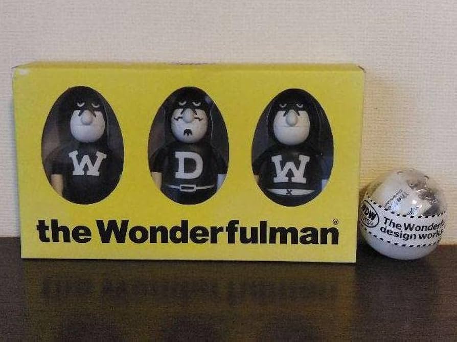 WDW ワンダフルマン 3体セット The Wonderfulman WDW ワンダフルマン