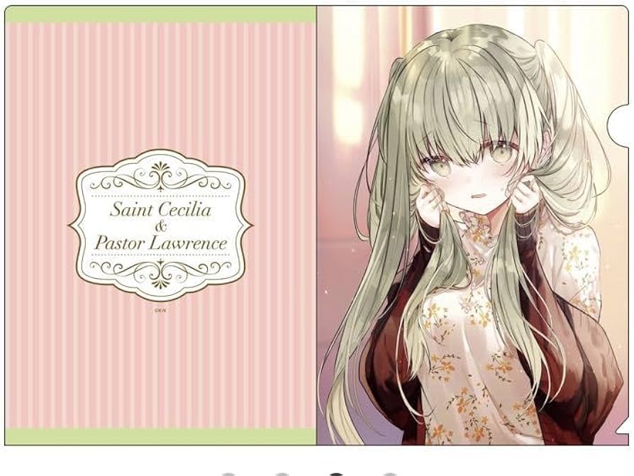 Amazon.co.jp: 白聖女と黒牧師 クリアファイル A4 2種セット 原作