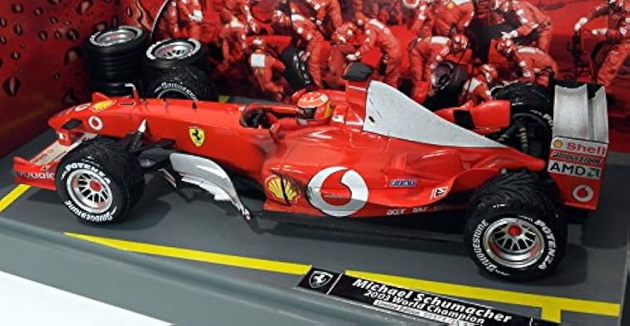 Amazon | マテル 1/18スケール フェラーリF2003-GA M.シューマッハ