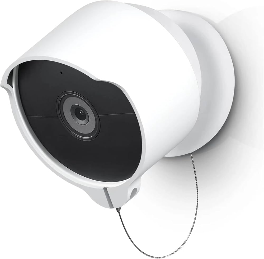 Google Nest Cam 防塵防滴セキュリティカメラと盗難防止マウント付き