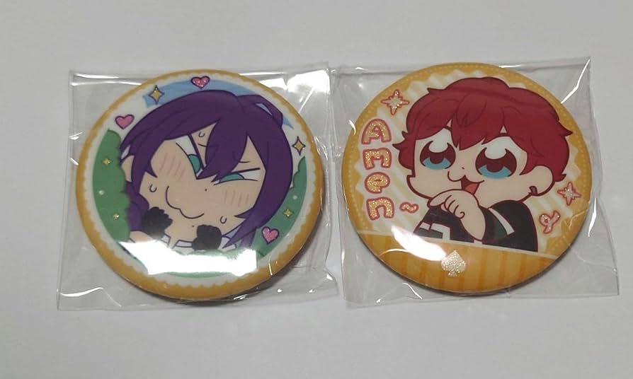 Amazon.co.jp: あんスタ 中国 ぶくぶ缶バッジ 礼瀬マヨイ 天城一彩