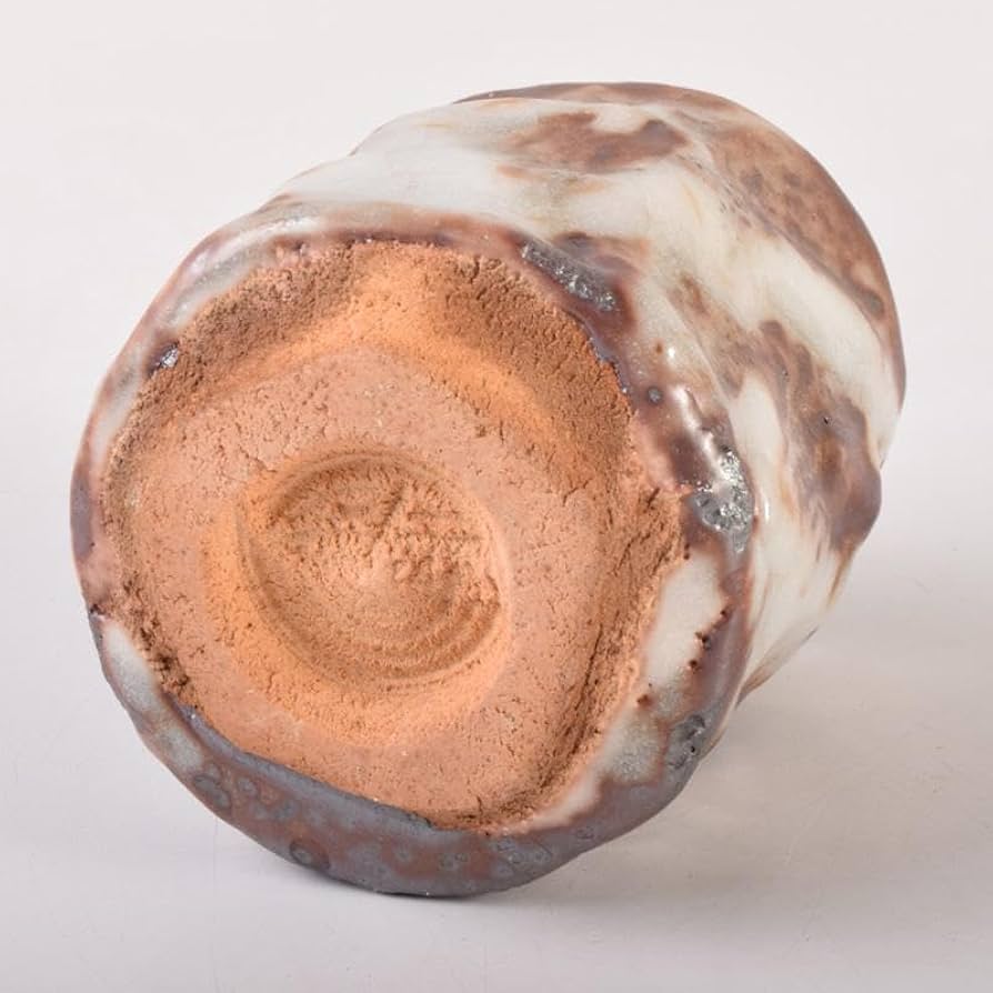 志野焼 鼠志野 竹林窯 小林武春造 湯呑 共箱 N 7103 Amazon.co.jp