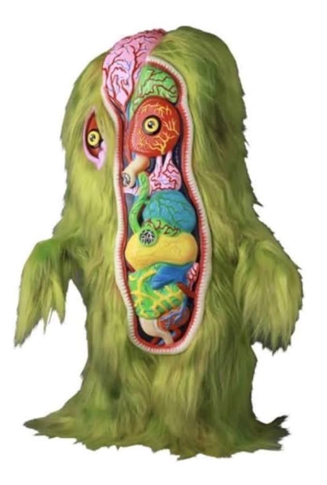 ヘドラ ソフビ モンスターマインドトイズ 解剖ヘドラ 希少品 27センチ