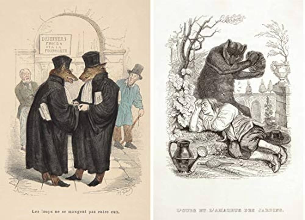 Amazon.co.jp: グランヴィル: 19世紀フランス幻想版画 (鹿島茂