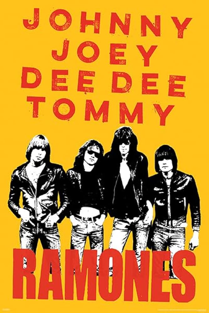 □超激レア限定□RAMONES_トゥー・タフ・トゥ・ダイ_特大両面ポスター