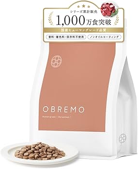 Amazon.co.jp: OBREMO オブレモ ドッグフード 馬肉 全犬種 成犬用