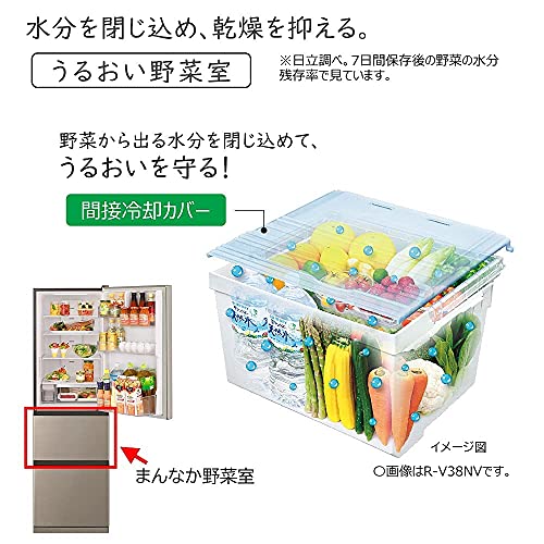 日立 冷蔵庫 自動製氷 真空チルド まんなか野菜室 綺麗 設置無料 安い