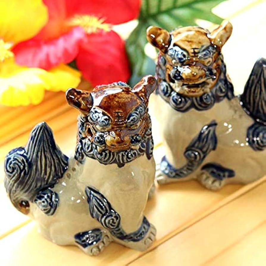 名工 島常賀 面シーサー 燻 壺屋焼 m53470188893_1.jpg?1725121825