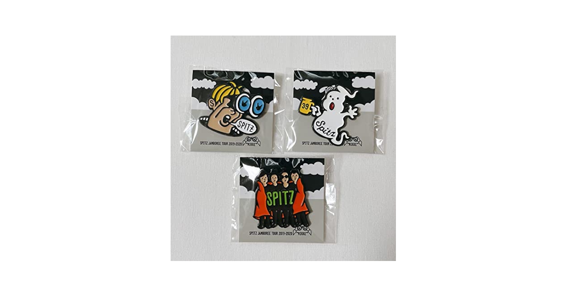 スピッツ MIKKEピンバッジ 全13種類セット スピッツ ピンバッジセット