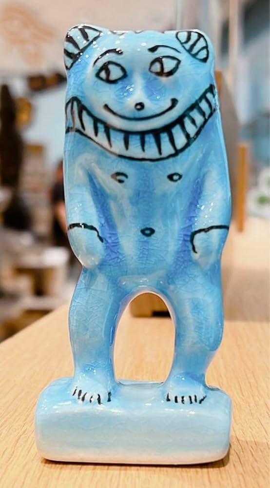 大英博物館限定 青い猫 ベス神の置物【稀少レア】