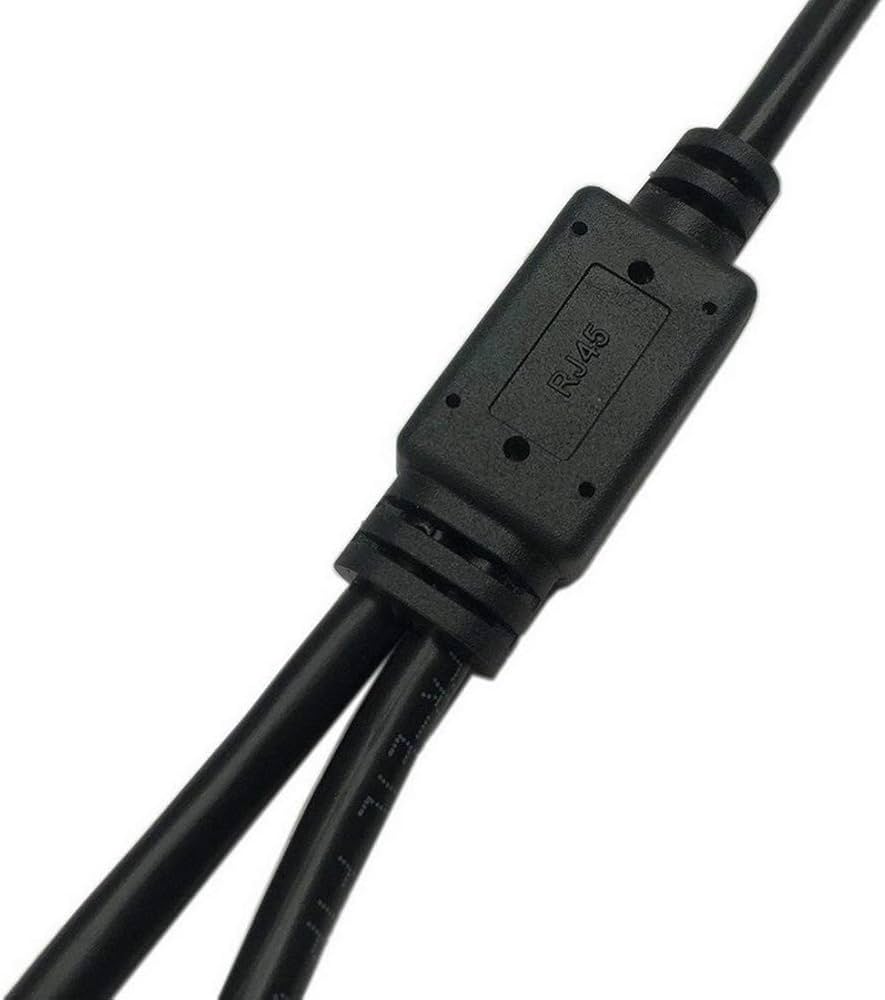 Amazon.co.jp: Rosebe RJ45ネットワークスプリッタアダプタケーブル