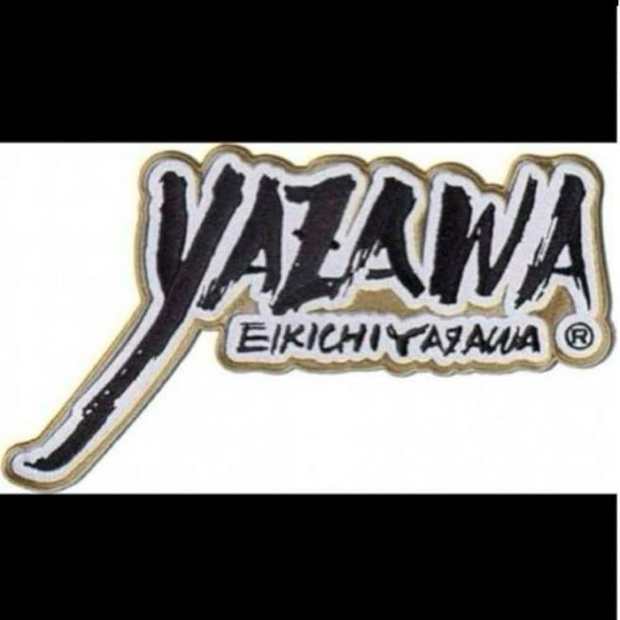 矢沢永吉 E.YAZAWA BIG刺繍ワッペンシール ロゴ ホワイト 矢沢永吉 E
