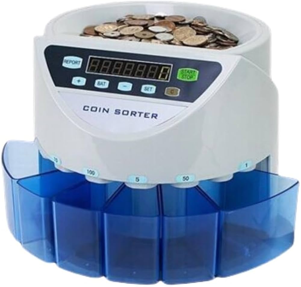 Amazon | コインカウンター 日本製 硬貨選別計数機 【PSE認証済み