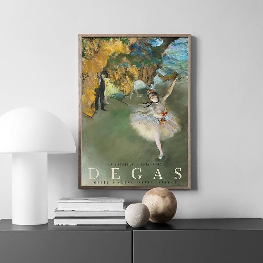 Amazon.co.jp: エドガー・ドガのポスター《 バレリーナダンサー 》絵画