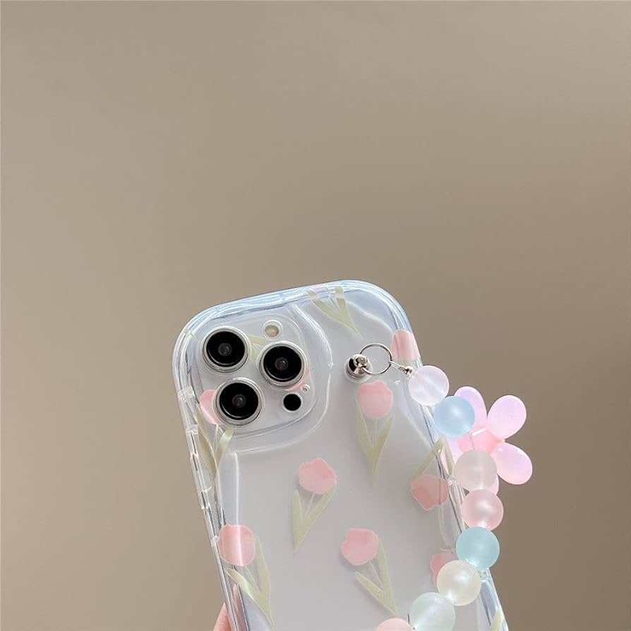 スマホアクセサリー DECO depuis1985 3D FLOWER MALTI CHAIN スマホ