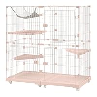 Amazon.co.jp: Purlove 【2025年新仕様】 猫 ケージ キャットケージ 2