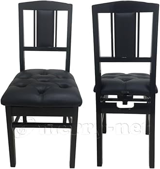 Amazon.co.jp: 背もたれ付き ピアノ椅子 DEX 高級タイプ イトマサ