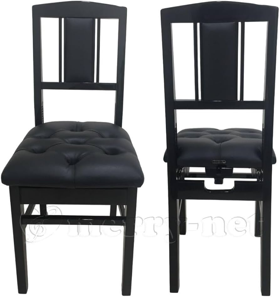 Amazon.co.jp: 背もたれ付き ピアノ椅子 DEX 高級タイプ イトマサ