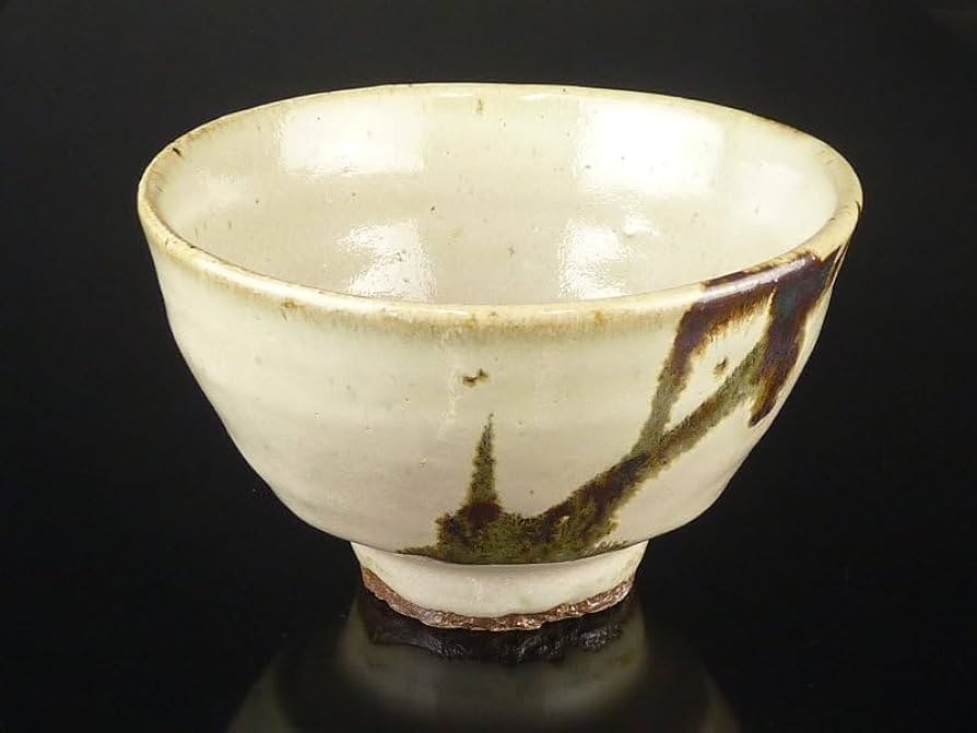 浜田庄司 鉄絵茶碗