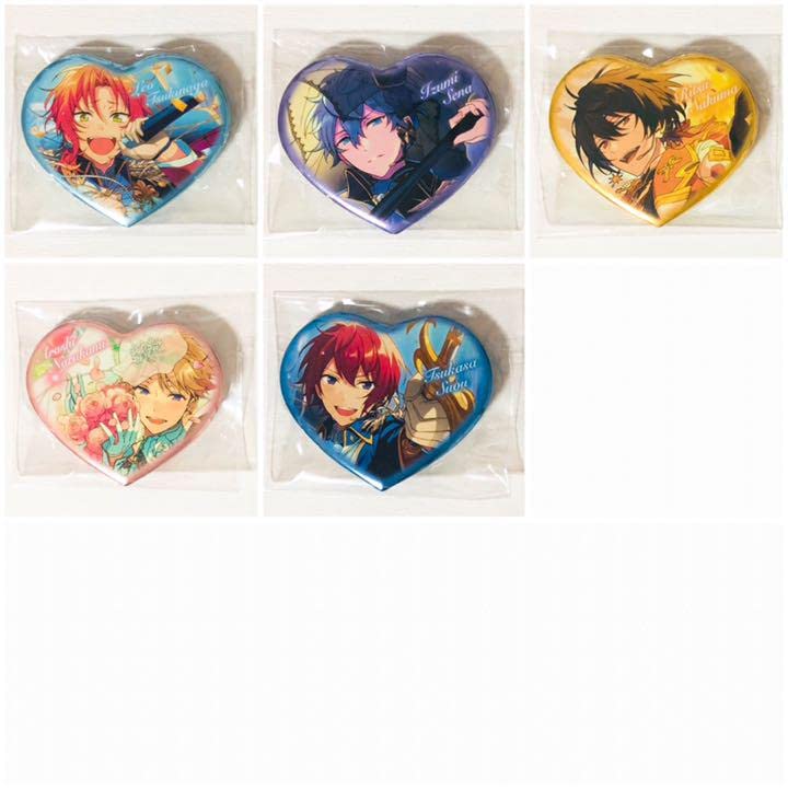 あんスタ 朔間零 お買い得品 ホワイトデー ハート缶バッジ あんスタ 朔