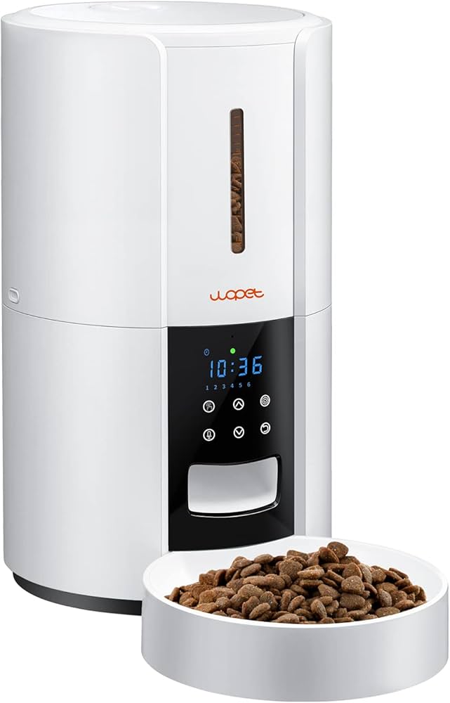 Amazon | WOPET ペット自動給餌器 猫 餌やり器 中小型犬用 タイマー