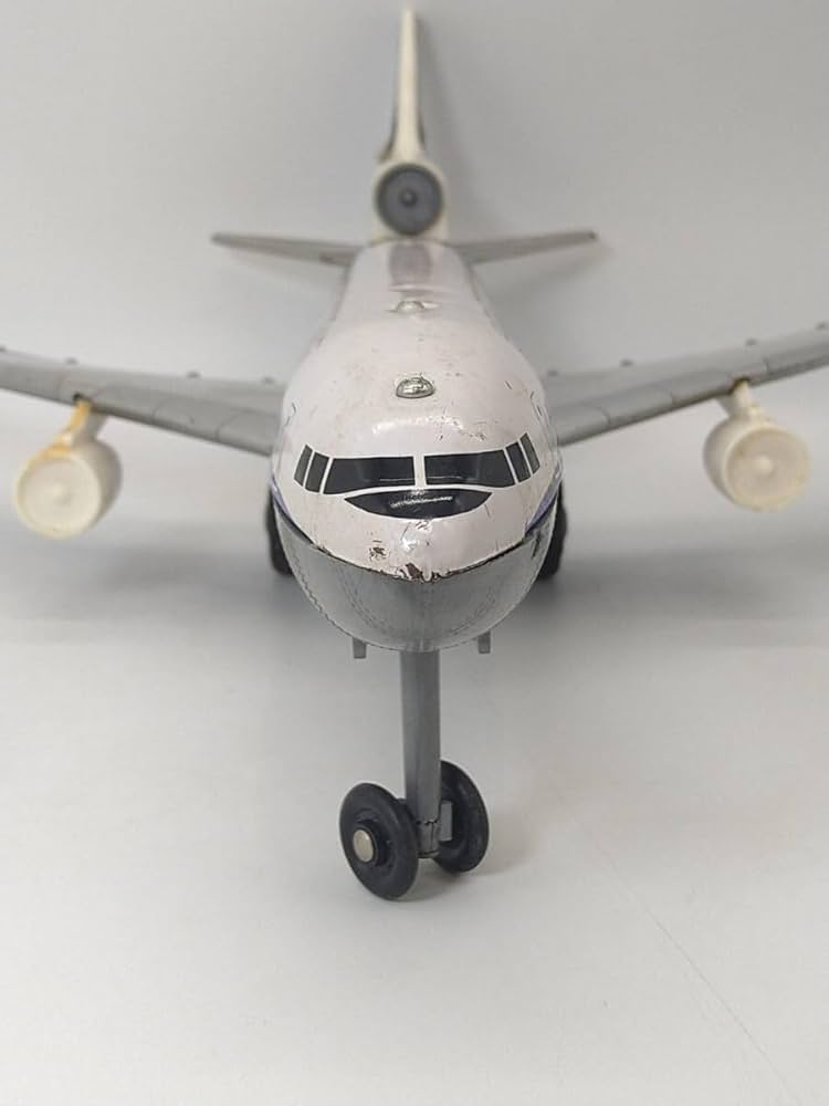 Amazon.co.jp: k ANAブリキ 飛行機レトロ 置物 航空模型 JA8501 現状品