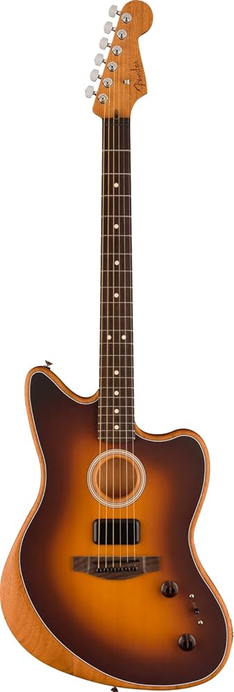 Amazon.com: Fender Acoustasonic Player Jazzmaster Acoustic