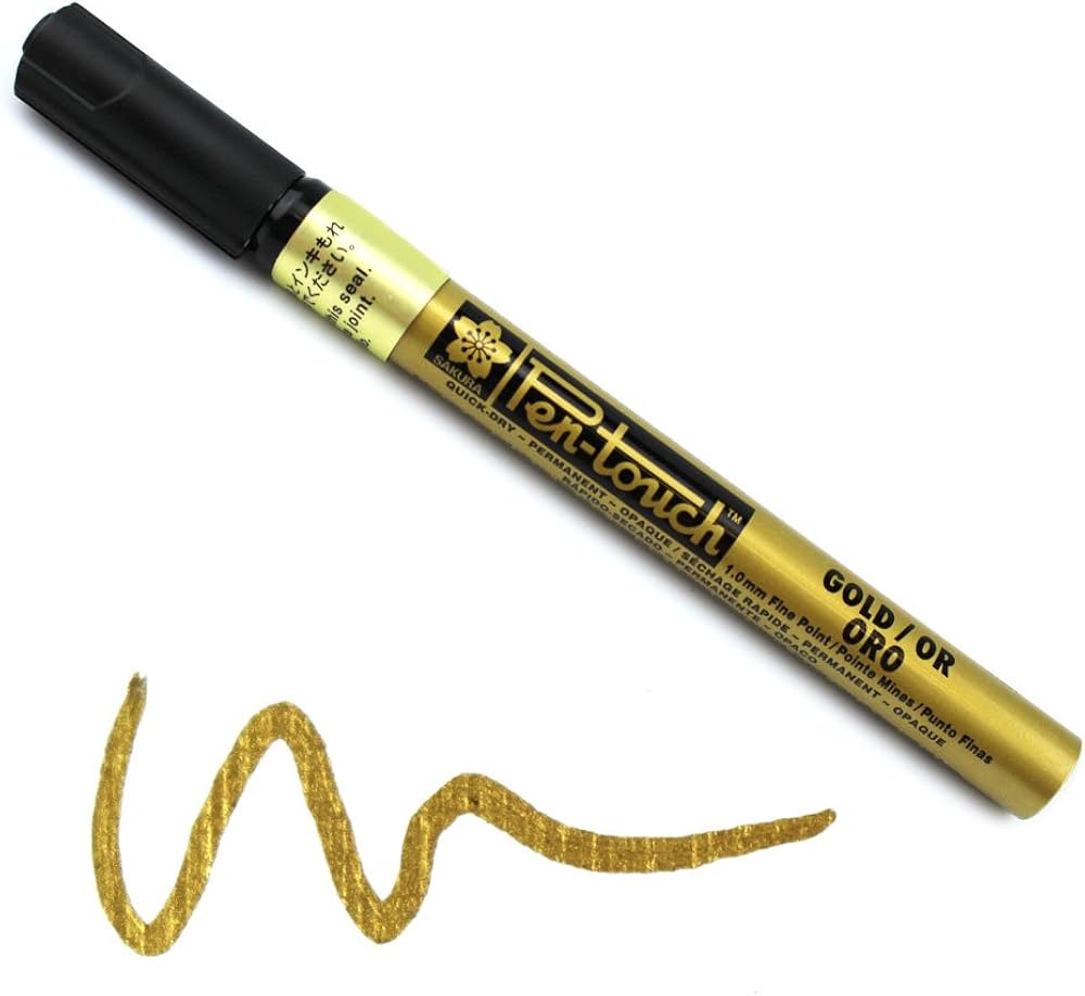 Amazon | サクラペンタッチ 速乾 非毒性 防水 油性マーカー 細字