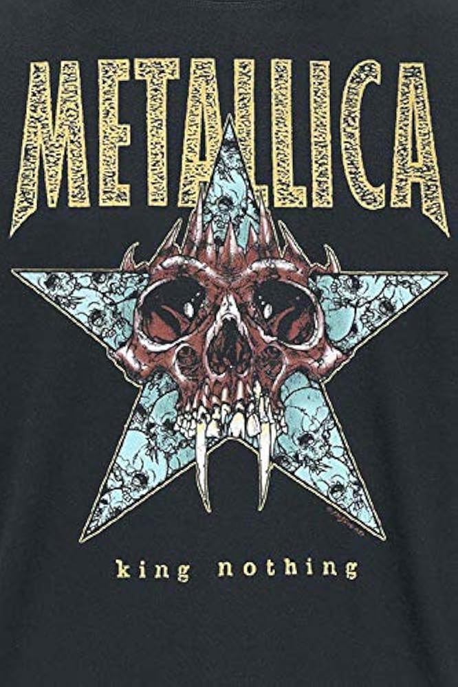 Amazon.com: Metallica T Shirt King Nothing Band Logo Official Mens