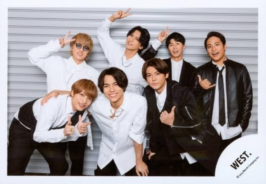 ジャニーズWEST WEST . 公式写真 集合 混合 WEST. ジャニーズWEST 公式