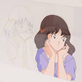 Amazon.co.jp: 絵画：グループタック制作『タッチ』浅倉南 アニメ原画