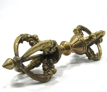 Amazon｜密教法具 九鈷杵 バジュラ 真鍮 約11.5cm 金剛杵 ヴァジュラ