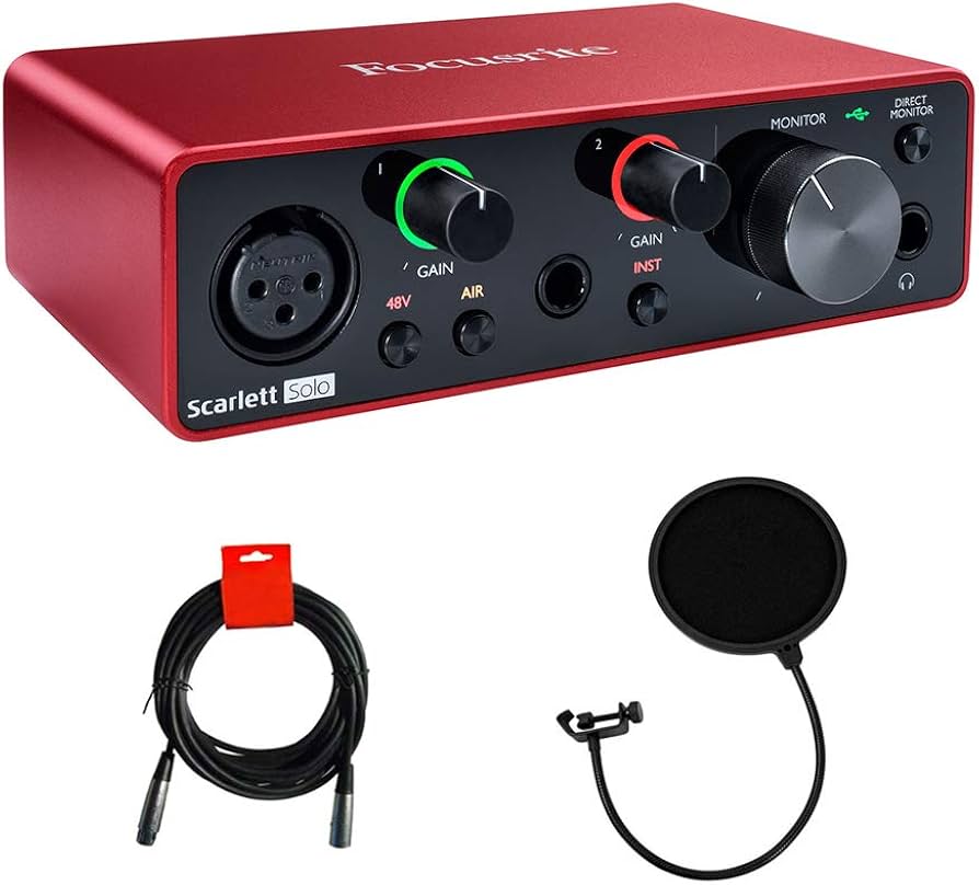 Amazon.com: Focusrite Scarlett Solo 3rd Gen USB Audio Interface