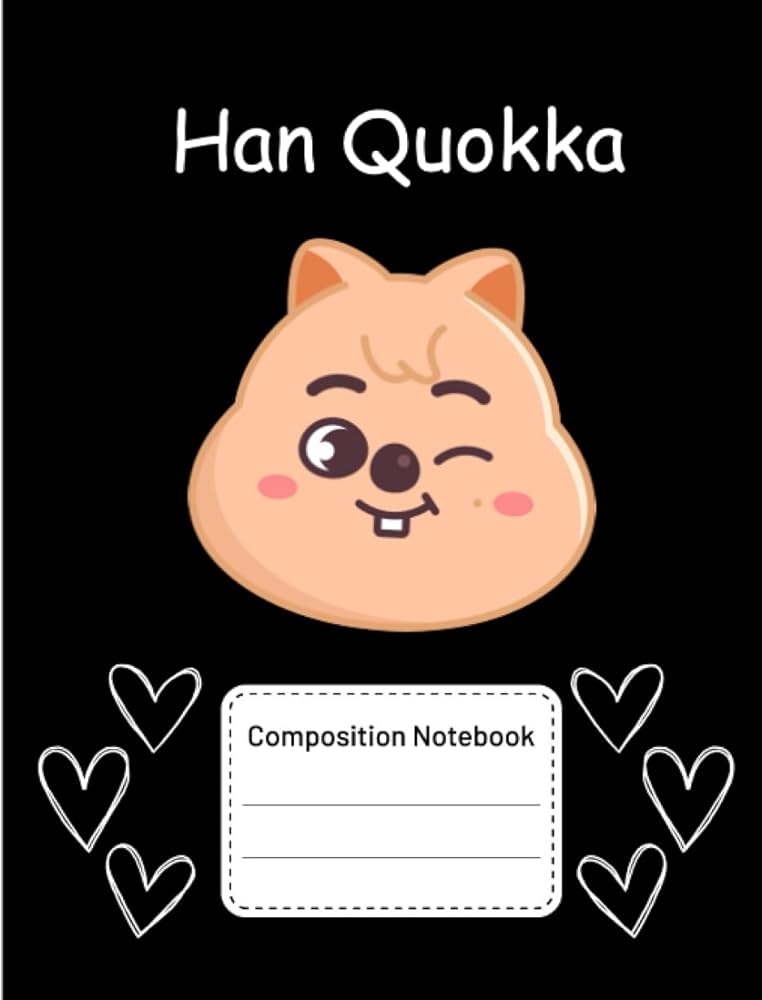 Amazon.co.jp: Stray Kids SKZOO Han Quokka Composition Notebook