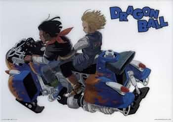 激レア】ドラゴンボールZ 人造人間17号&18号 色紙 鳥山明 激レア