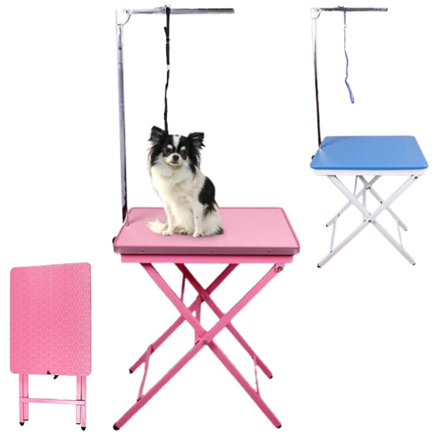 新品 トリミングテーブル トリミング台 小型犬 トリミング ピンク