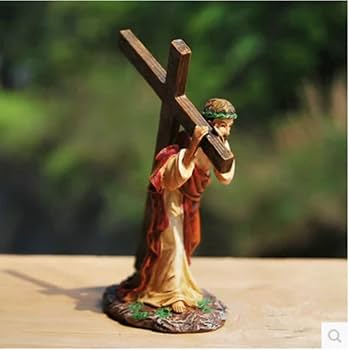 Amazon.co.jp: イエス・キリスト像彫刻仏像イエス・クロスホーム教会車