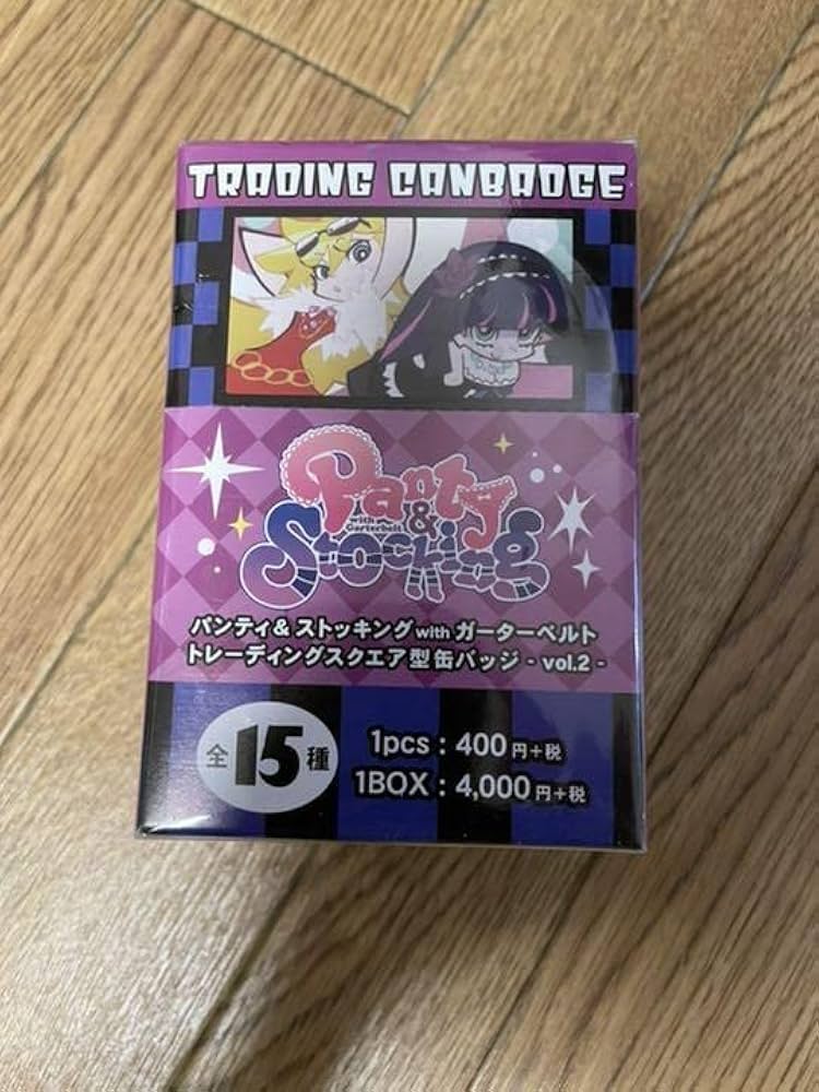 パンティ&ストッキング Vol 2 スクエアバッジ バッジ バッヂ 缶バッジ