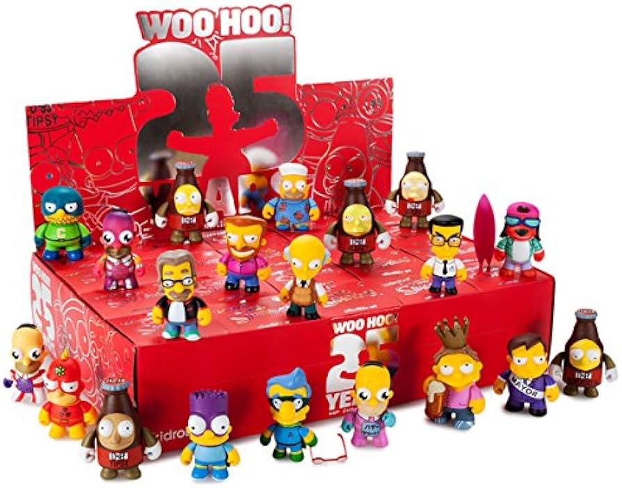 Amazon.com: The Simpson's 25th Anniversary 3-Inch Vinyl Mini