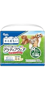 Amazon | エリエール Pet キミおもい アクティブウェア M-L 26枚 犬