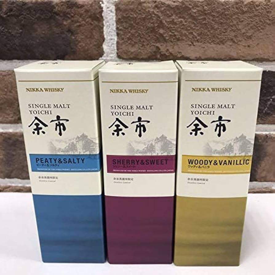 余市蒸溜所限定ウイスキー180ml 4本セット