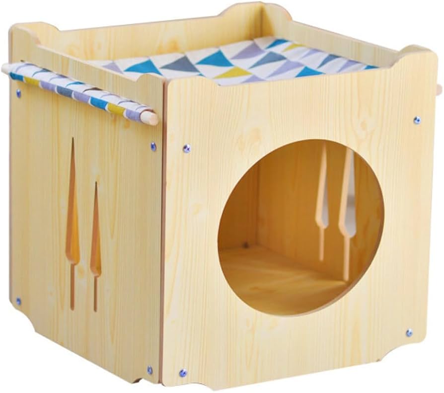 Amazon | キャットハウス かわいい おしゃれ な 猫 ちゃん用秘密基地